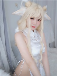 Miss Coser, Silver 81 NO.063 White Qipao(18)